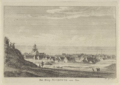 Veduta di Noordwijk aan Zee da Hendrik Spilman