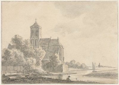 Veduta di Cuijk da Hendrik Tavenier (possibly)