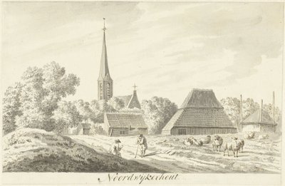 Veduta del villaggio di Noordwijkerhout da Hendrik Tavenier