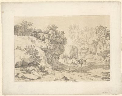 Carro di fieno in viaggio da Hendrik Voogd