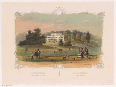 Vista sulla tenuta di Sonsbeek da Hendrik Wilhelmus Last (attributed to)