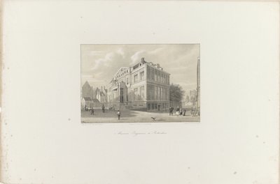 Vista del Museo Boijmans a Rotterdam, 1854 da Hendrik Wilhelmus Last