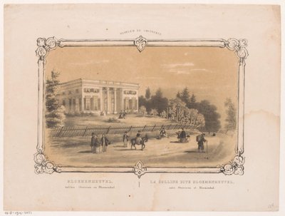 Veduta della tenuta Bloemenheuvel da Hendrik Wilhelmus Last