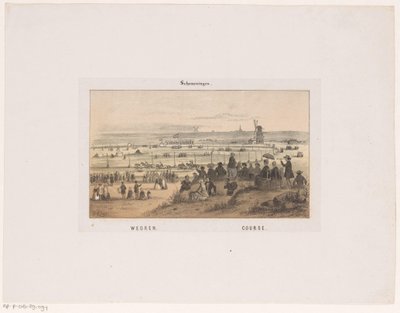 Corsa a Scheveningen il 3 agosto 1846 da Hendrik Wilhelmus Last