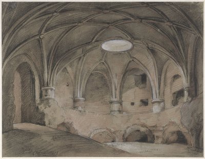 Parte dello Spanjaardshol al Vreeburg di Utrecht da Hendrik Willem Cramer