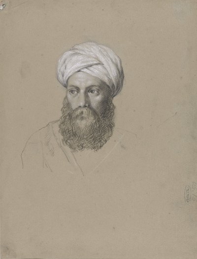 Testa di un arabo con turbante da Hendrik Willem Cramer