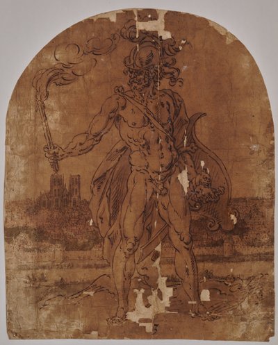 Marte fuori dalle mura di Bruxelles da Hendrik de Clerck