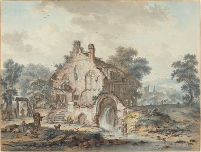Mulino rustico in una rovina gotica da Hendrik de Meyer II