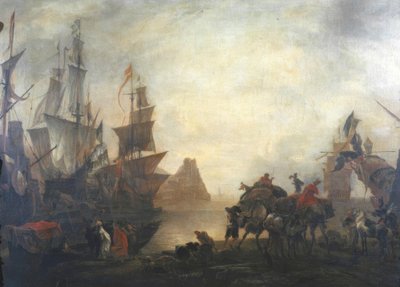 Porto marittimo orientale da Hendrik van Minderhout