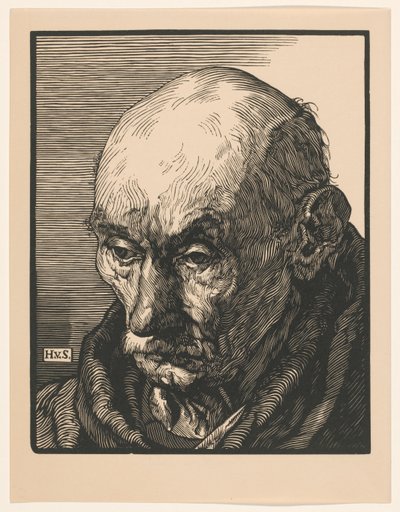 Ritratto di un vecchio sconosciuto da Hendrik van Straten