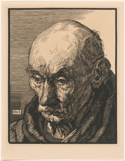 Ritratto di un vecchio sconosciuto da Hendrik van Straten