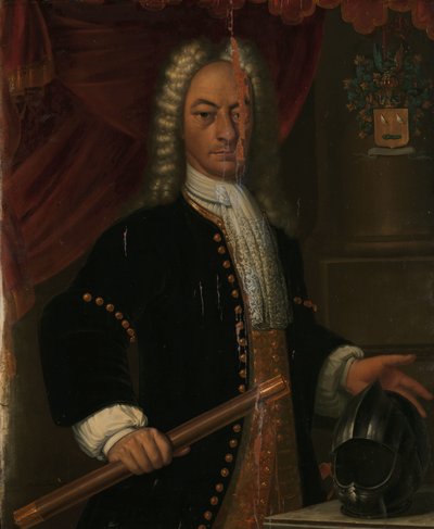 Ritratto di Diederik van Durven, Governatore Generale delle Indie Orientali Olandesi da Hendrik van den Bosch