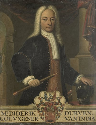 Ritratto di Diederik van Durven, Governatore Generale delle Indie Orientali Olandesi da Hendrik van den Bosch