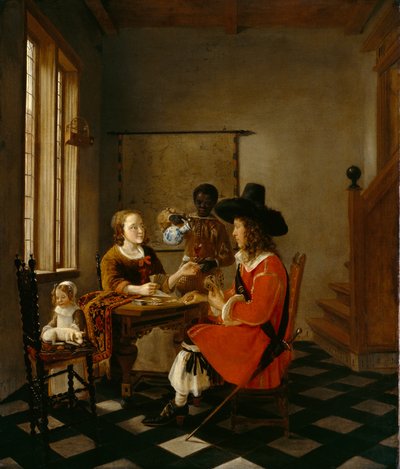 Il Gioco delle Carte, c.1660 da Hendrik van der Burch