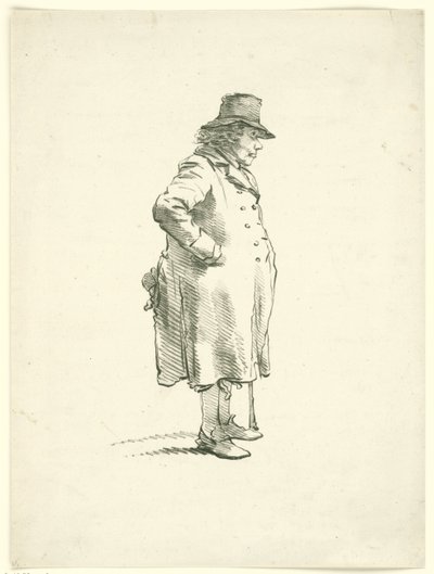 Ritratto del mendicante Hendrik Delbroeck da Hendrik van der Burgh