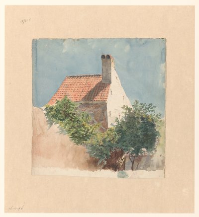 Studio di una casa di mattoni da Hendrik van der Burgh