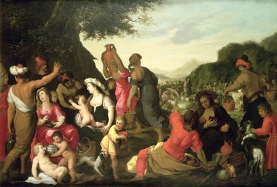Gli Israeliti nel deserto da Hendrik van the Elder Balen