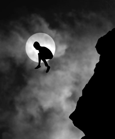 Il ragazzo salta sulla Luna da Hengki Lee
