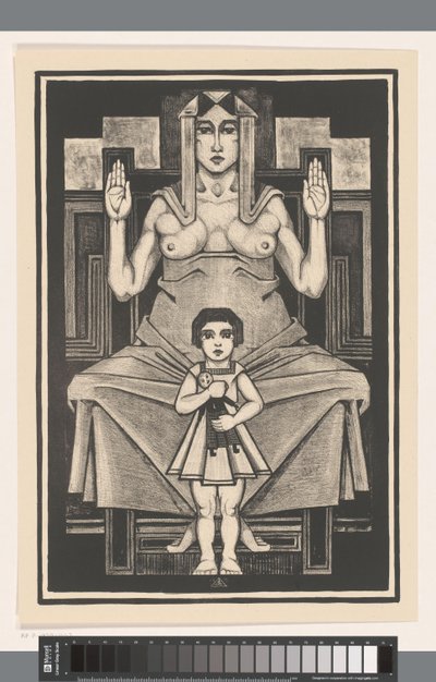 Madre con bambino da Henk Schilling
