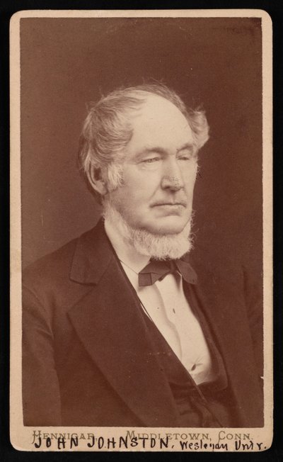 Ritratto di John Johnston 1806-1879, prima del 1876 da Hennigar Bros