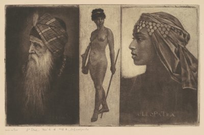 Salomone e Cleopatra da Henri-Charles Guérard