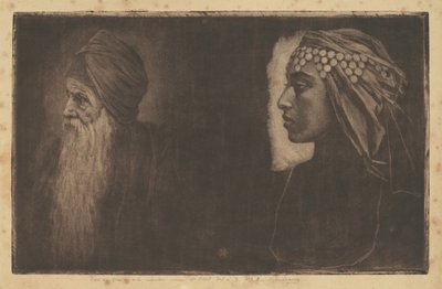 Salomone e Cleopatra da Henri-Charles Guérard