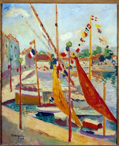 14 luglio a Saint Tropez da Henri Charles Manguin