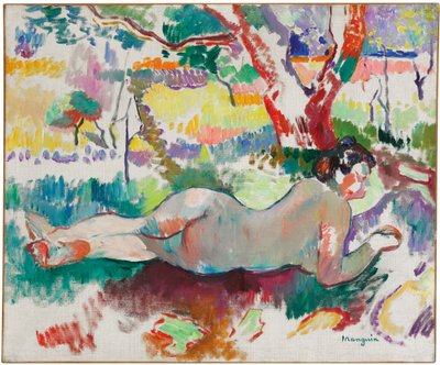 Studio al contrario, nudo sotto gli alberi, Villa Demiere da Henri Charles Manguin