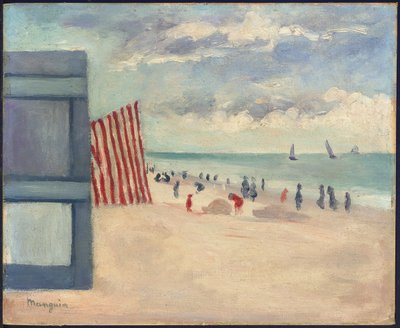La spiaggia di Touquet da Henri Charles Manguin