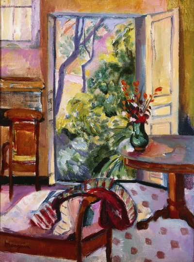 Lo studio a Oustalet da Henri Charles Manguin