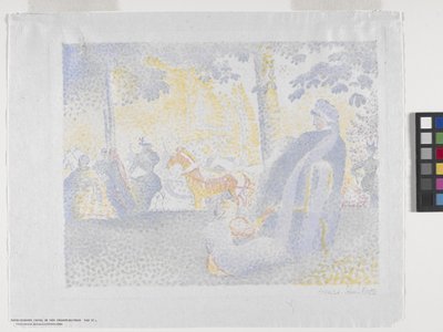 Sugli Champs-Elysées da Henri Edmond Cross