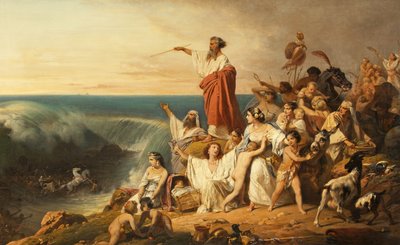 I figli di Israele attraversano il Mar Rosso da Henri Frederic Schopin