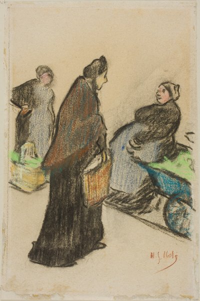 Donne di mercato da Henri-Gabriel Ibels