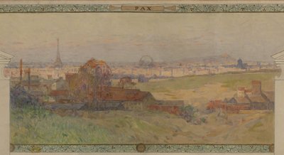 Bozzetto per la Salle des Fêtes al Municipio di Vanves: Pax, tra il 1902 e il 1903 da Henri Gaston Darien
