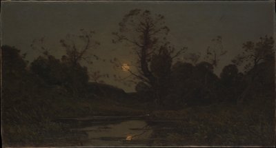 Sorgere della luna da Henri-Joseph Harpignies