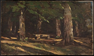 La panchina da Henri Joseph Harpignies