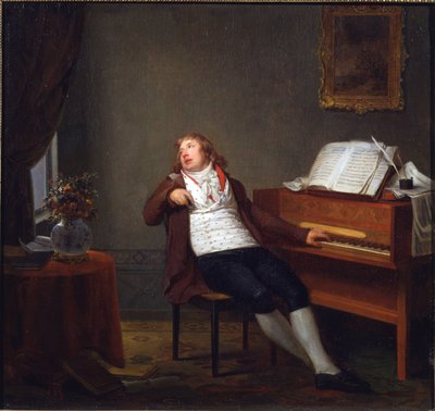 Ritratto del pianista e compositore Johann Ladislaus Dussek da Henri Pierre Danloux