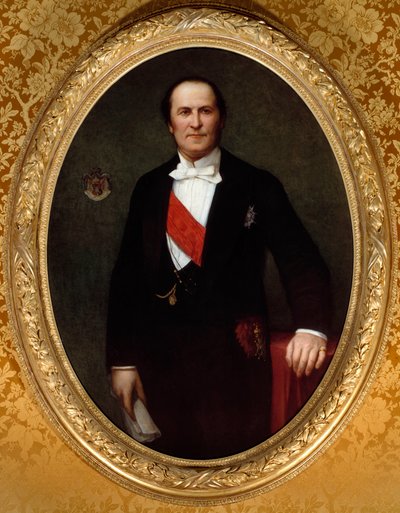 Ritratto del barone Eugène-Georges Haussmann, prefetto di Parigi (1809-1891). Dipinto di Henri Lehmann (1814-1882) da Henri Lehmann
