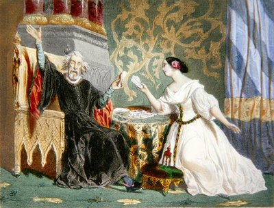 Rosine Stolz (1815-1903) e Paul Barroilhet (1810-71) nell