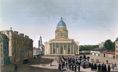 Processione funebre fuori dal Pantheon, c.1815-20 da Henri (after) Courvoisier Voisin