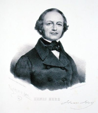 Henri Herz (1803-88) da Henri (after) Grevedon