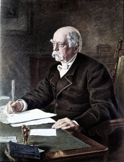 Otto, Principe von Bismarck (1815 - 1898), statista tedesco secondo il dipinto di Tutti i Santi da Henri (after) Toussaint