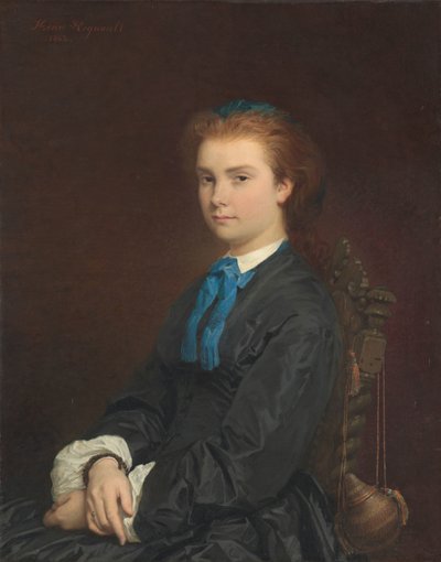 Ritratto di una giovane donna, 1863 da Henri Alexandre Georges Regnault