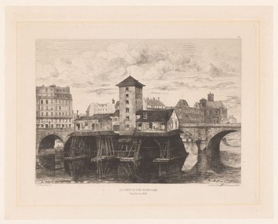 Vista sul Pont Notre-Dame La Pompe du Pont Notre Dame L