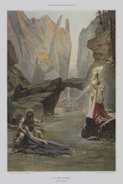 La Valchiria da Henri Alphonse Louis Laurent Desrousseaux