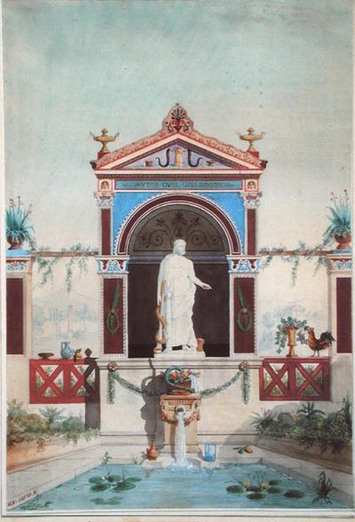 Progetto per una fontana ad Asclepio da Henri Antoine Revoil