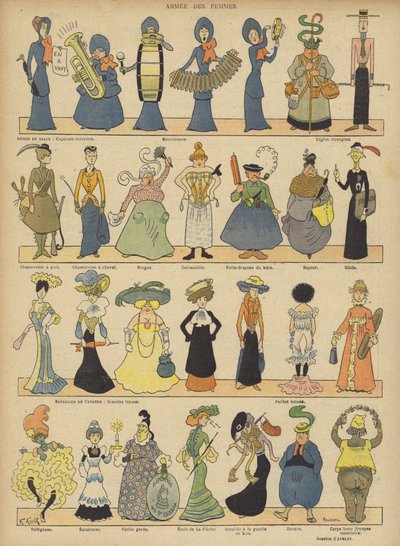 Illustrazione per Le Rire da Henri Avelot