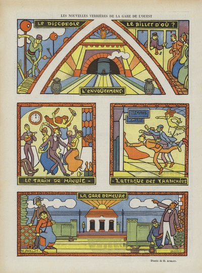 Illustrazione per Le Rire da Henri Avelot