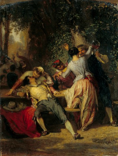 Scena di cabaret da Henri Baron