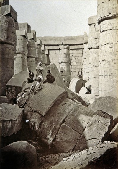 Tempio di Karnak, c.1900 da Henri Béchard